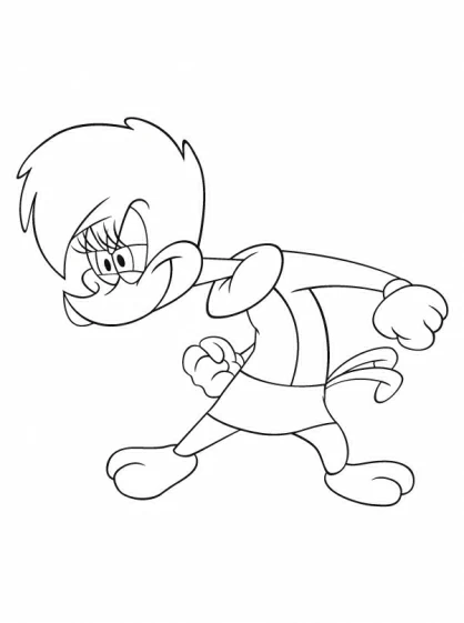 Desenho gratuito Woody Woodpecker #28469 da colecao Personagens de Desenhos Animados para imprimir