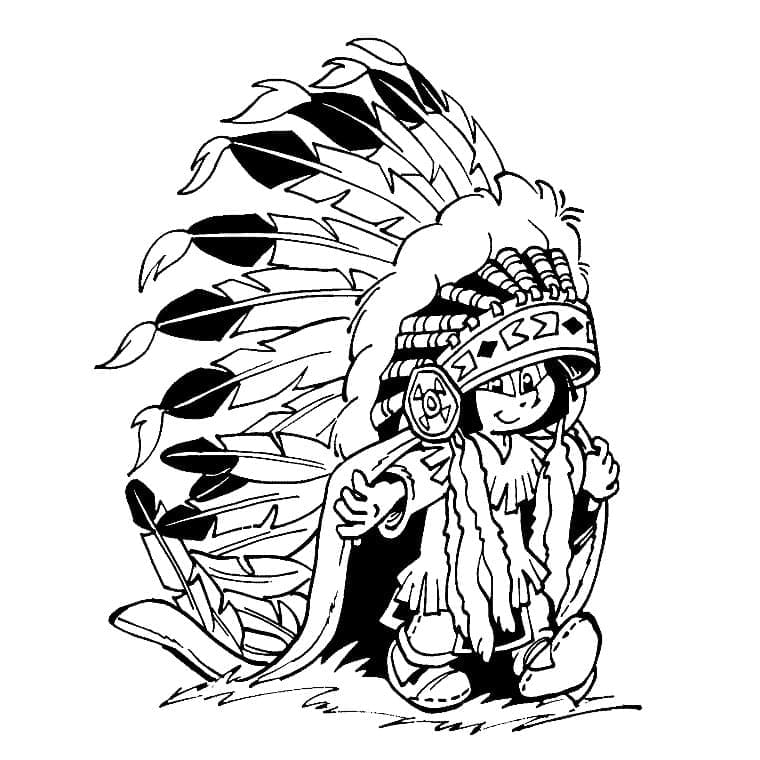 Desenho gratuito Yakari #201097 da colecao Personagens de Desenhos Animados para imprimir