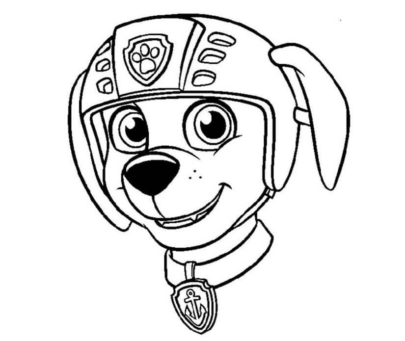 Página para colorir: Zuma PAW Patrol (Personagens de Desenhos Animados) #181688 - Páginas para Colorir Imprimíveis Gratuitamente