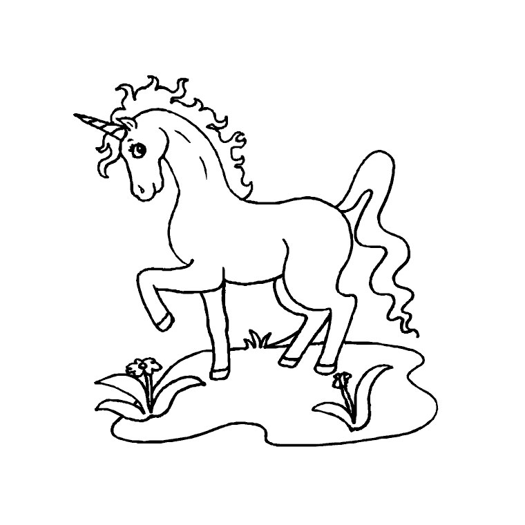 Página para colorir: Unicórnio (Personagens de Fantasia e Aventura) #19606 - Páginas para Colorir Imprimíveis Gratuitamente