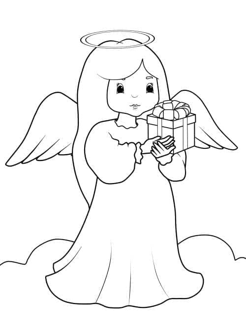 Desenho gratuito Anjo #203800 da colecao Personagens para imprimir