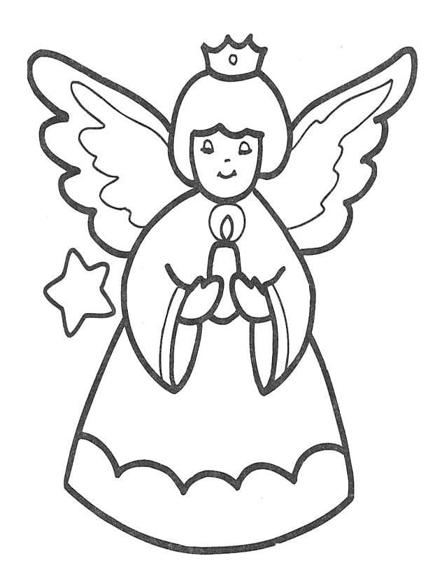 Desenho gratuito Anjo #203806 da colecao Personagens para imprimir