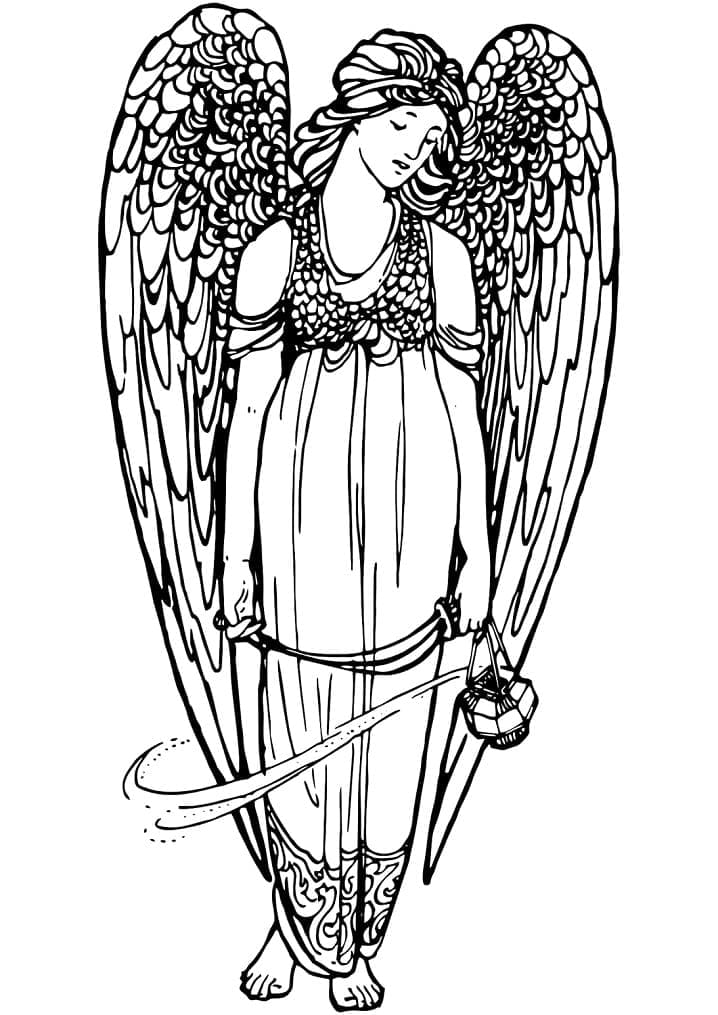 Desenho gratuito Anjo #203815 da colecao Personagens para imprimir