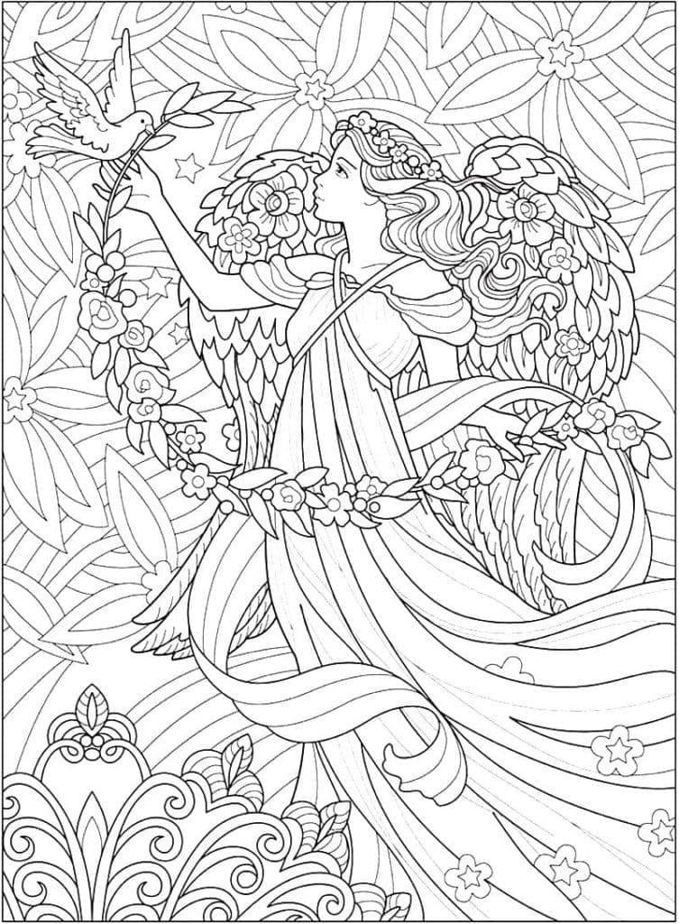 Desenho gratuito Anjo #203823 da colecao Personagens para imprimir