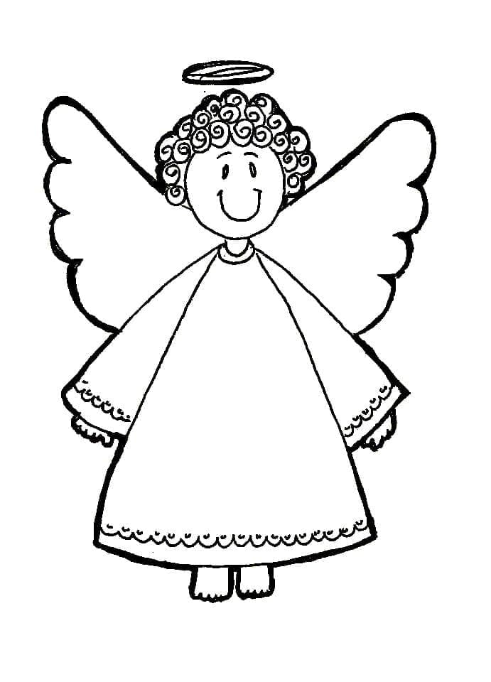 Desenho gratuito Anjo #203852 da colecao Personagens para imprimir