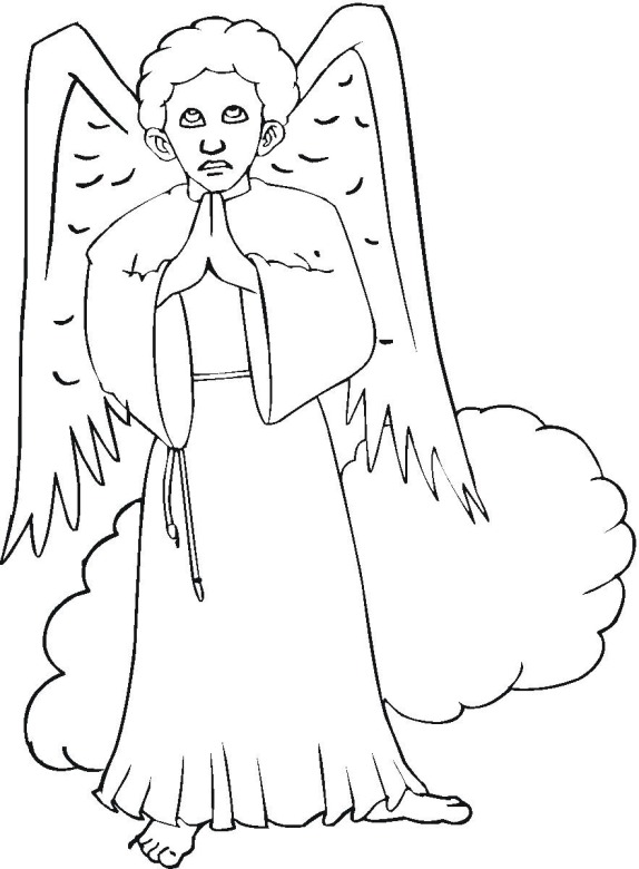 Página para colorir: Anjo (Personagens) #86421 - Páginas para Colorir Imprimíveis Gratuitamente