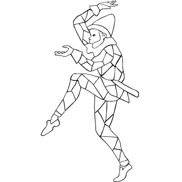 Desenho gratuito Arlequim #190068 da colecao Personagens para imprimir