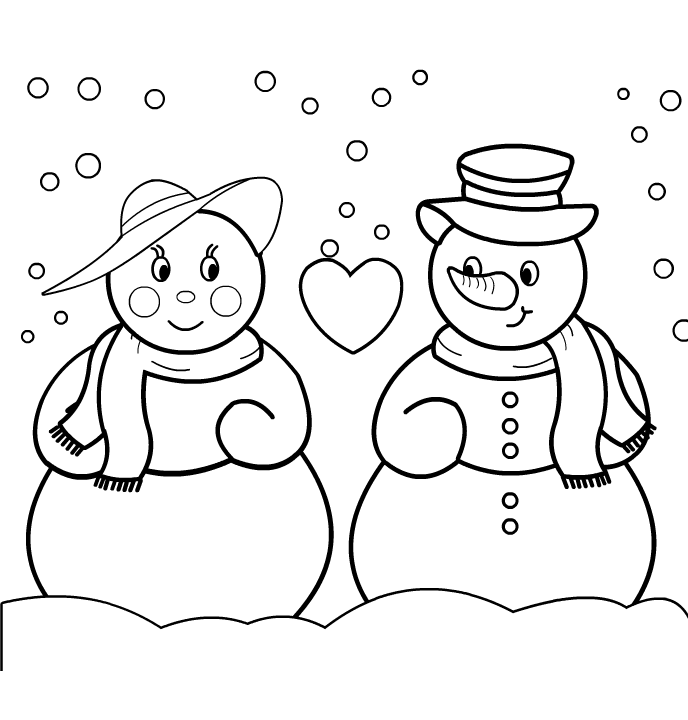 Página para colorir: Boneco de neve (Personagens) #89154 - Páginas para Colorir Imprimíveis Gratuitamente