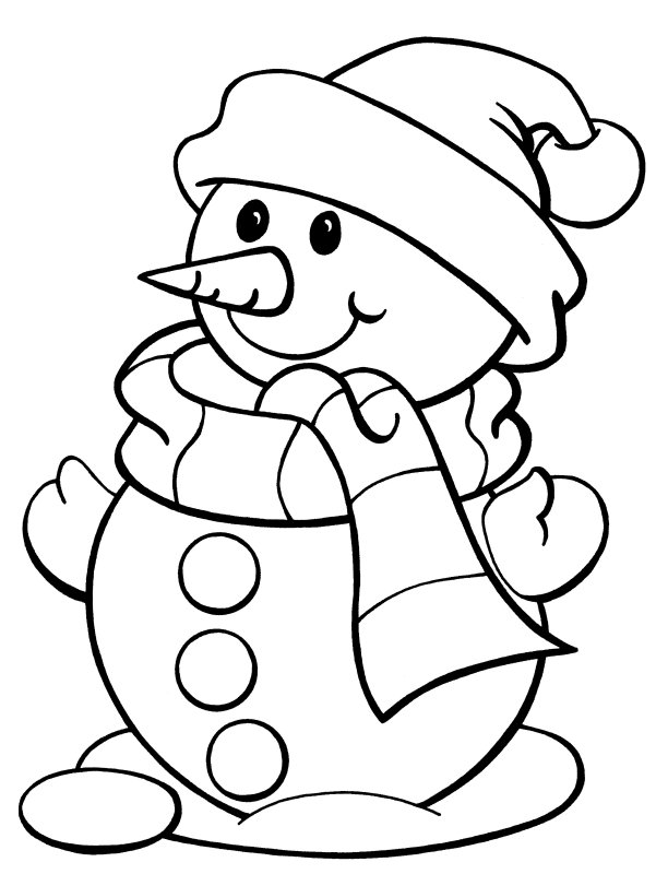 Página para colorir: Boneco de neve (Personagens) #89155 - Páginas para Colorir Imprimíveis Gratuitamente