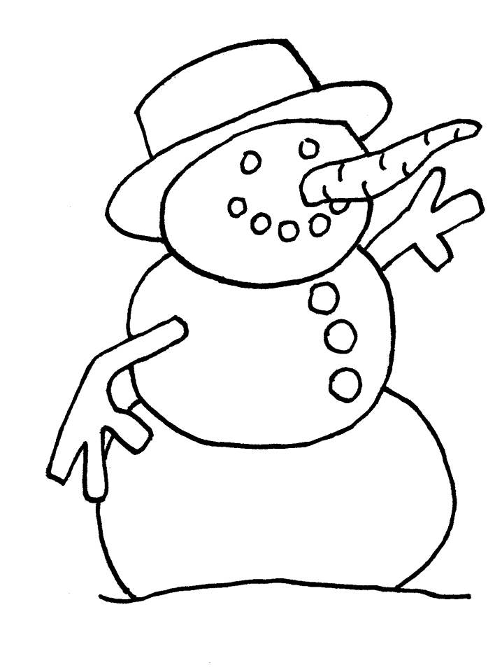 Página para colorir: Boneco de neve (Personagens) #89159 - Páginas para Colorir Imprimíveis Gratuitamente