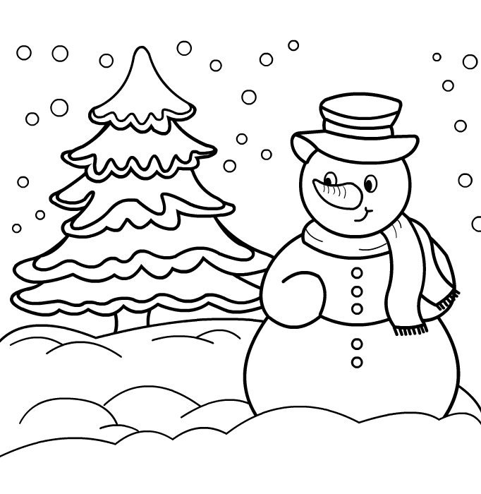 Página para colorir: Boneco de neve (Personagens) #89164 - Páginas para Colorir Imprimíveis Gratuitamente