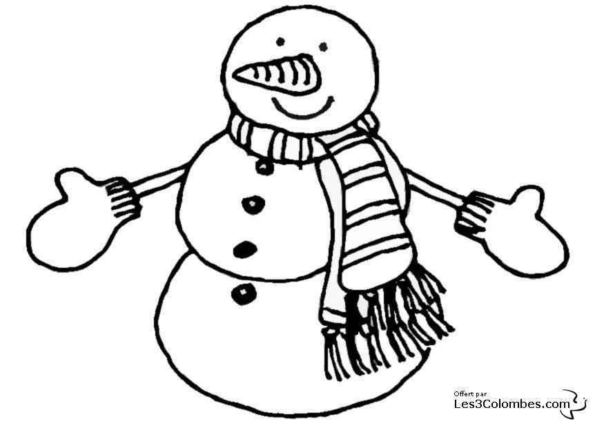 Página para colorir: Boneco de neve (Personagens) #89171 - Páginas para Colorir Imprimíveis Gratuitamente