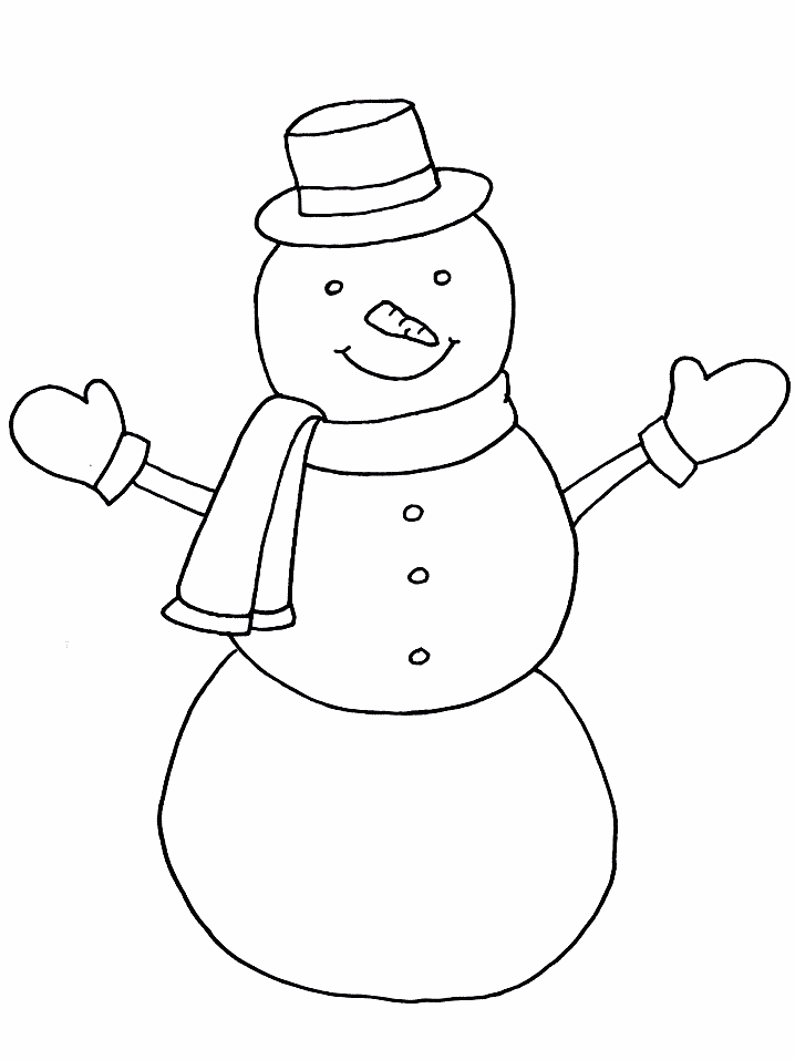 Página para colorir: Boneco de neve (Personagens) #89182 - Páginas para Colorir Imprimíveis Gratuitamente