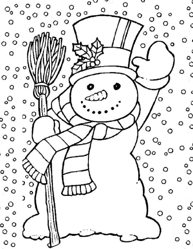 Página para colorir: Boneco de neve (Personagens) #89184 - Páginas para Colorir Imprimíveis Gratuitamente