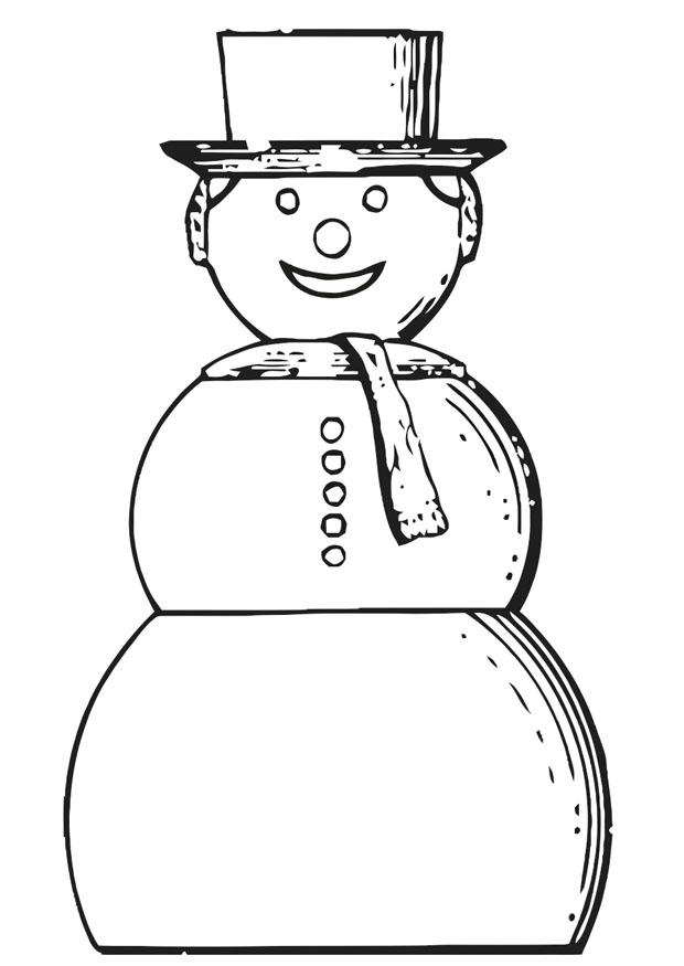 Página para colorir: Boneco de neve (Personagens) #89216 - Páginas para Colorir Imprimíveis Gratuitamente