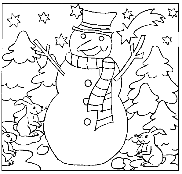 Página para colorir: Boneco de neve (Personagens) #89219 - Páginas para Colorir Imprimíveis Gratuitamente