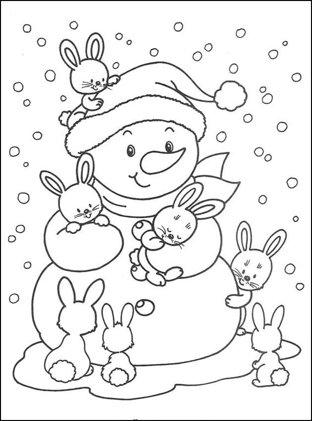 Página para colorir: Boneco de neve (Personagens) #89228 - Páginas para Colorir Imprimíveis Gratuitamente