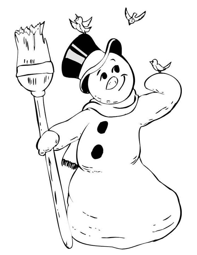 Página para colorir: Boneco de neve (Personagens) #89248 - Páginas para Colorir Imprimíveis Gratuitamente