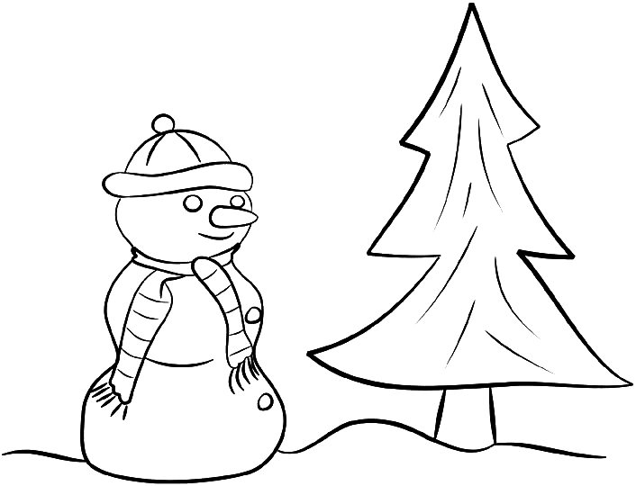 Página para colorir: Boneco de neve (Personagens) #89315 - Páginas para Colorir Imprimíveis Gratuitamente