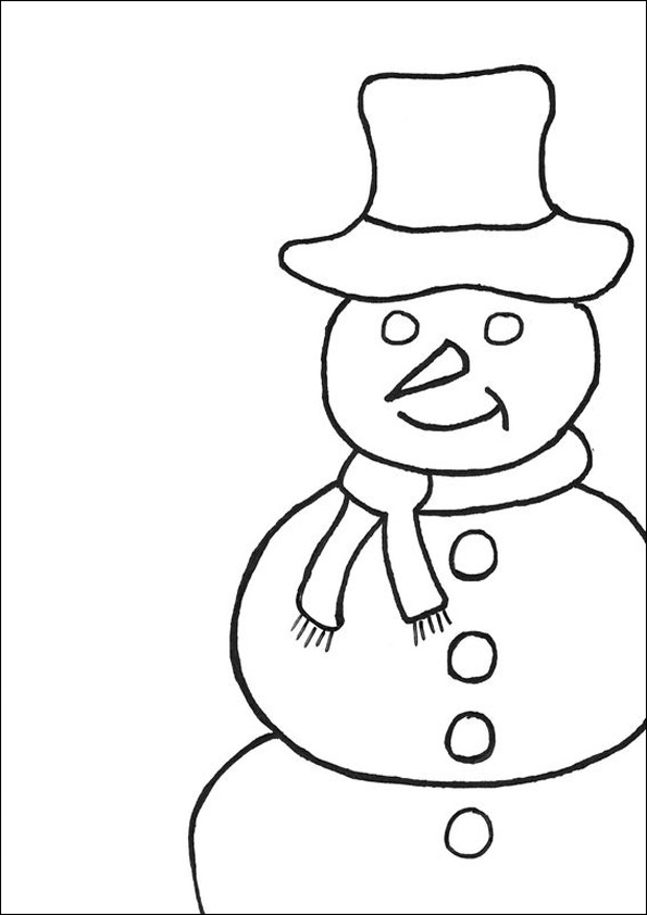 Página para colorir: Boneco de neve (Personagens) #89354 - Páginas para Colorir Imprimíveis Gratuitamente