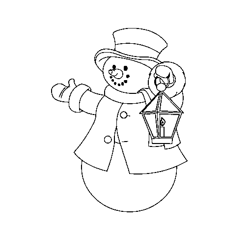 Página para colorir: Boneco de neve (Personagens) #89361 - Páginas para Colorir Imprimíveis Gratuitamente