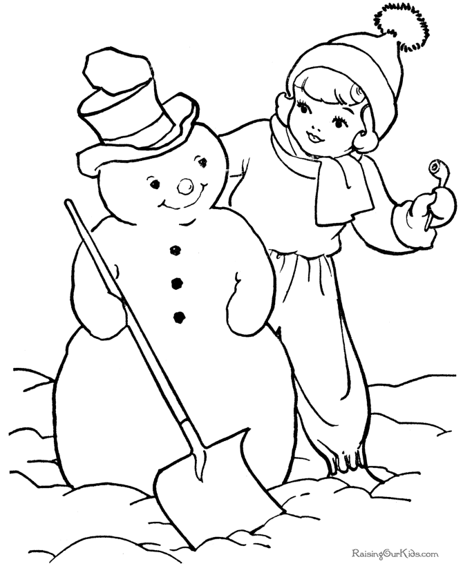 Página para colorir: Boneco de neve (Personagens) #89370 - Páginas para Colorir Imprimíveis Gratuitamente