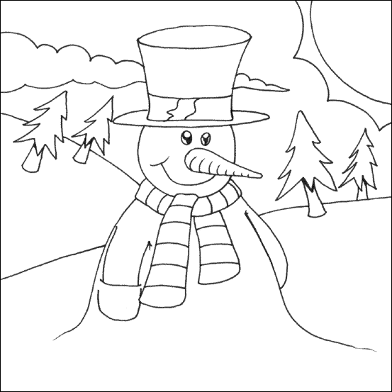 Página para colorir: Boneco de neve (Personagens) #89378 - Páginas para Colorir Imprimíveis Gratuitamente