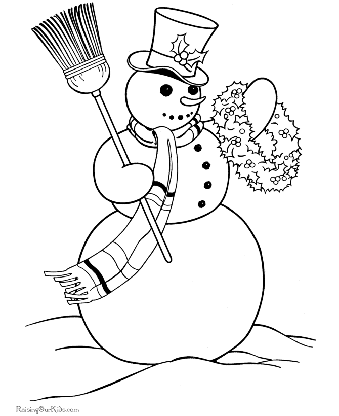 Página para colorir: Boneco de neve (Personagens) #89396 - Páginas para Colorir Imprimíveis Gratuitamente