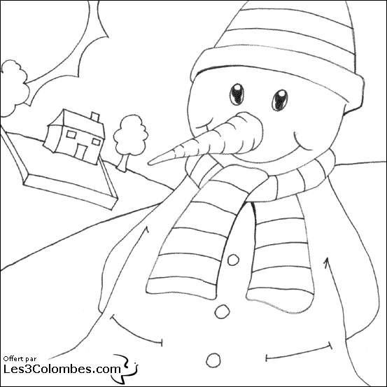 Página para colorir: Boneco de neve (Personagens) #89428 - Páginas para Colorir Imprimíveis Gratuitamente