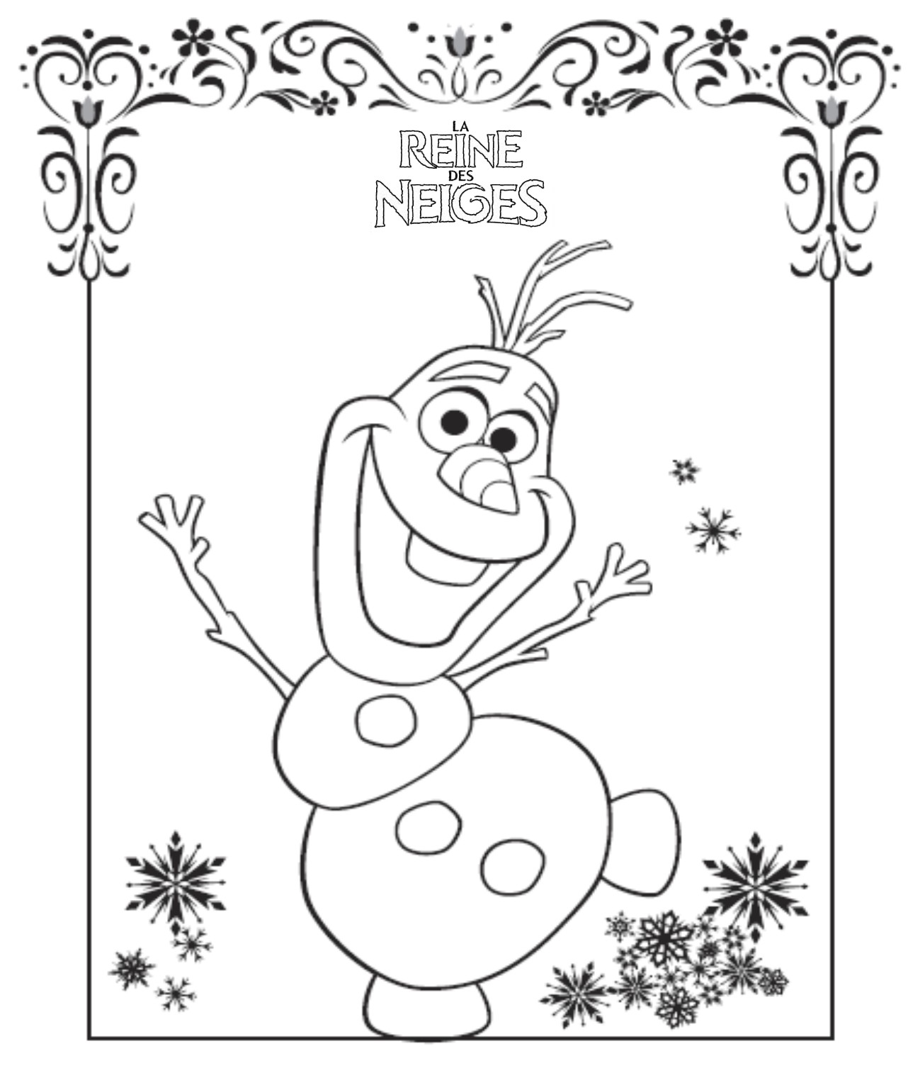 Página para colorir: Boneco de neve (Personagens) #89438 - Páginas para Colorir Imprimíveis Gratuitamente