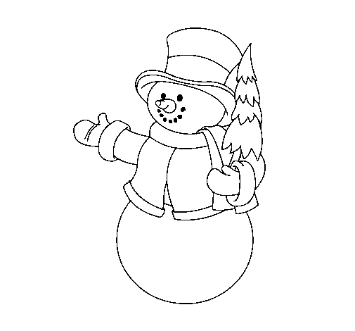 Página para colorir: Boneco de neve (Personagens) #89472 - Páginas para Colorir Imprimíveis Gratuitamente