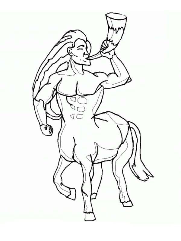 Desenho gratuito Centauro #209612 da colecao Personagens para imprimir