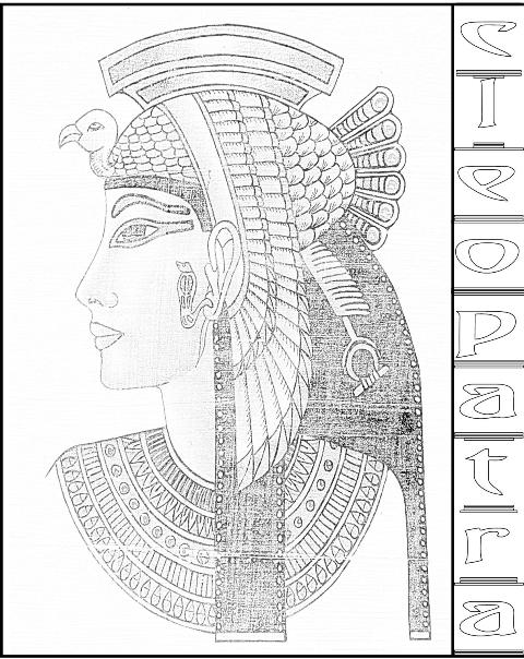 Página para colorir: Cleópatra (Personagens) #90670 - Páginas para Colorir Imprimíveis Gratuitamente