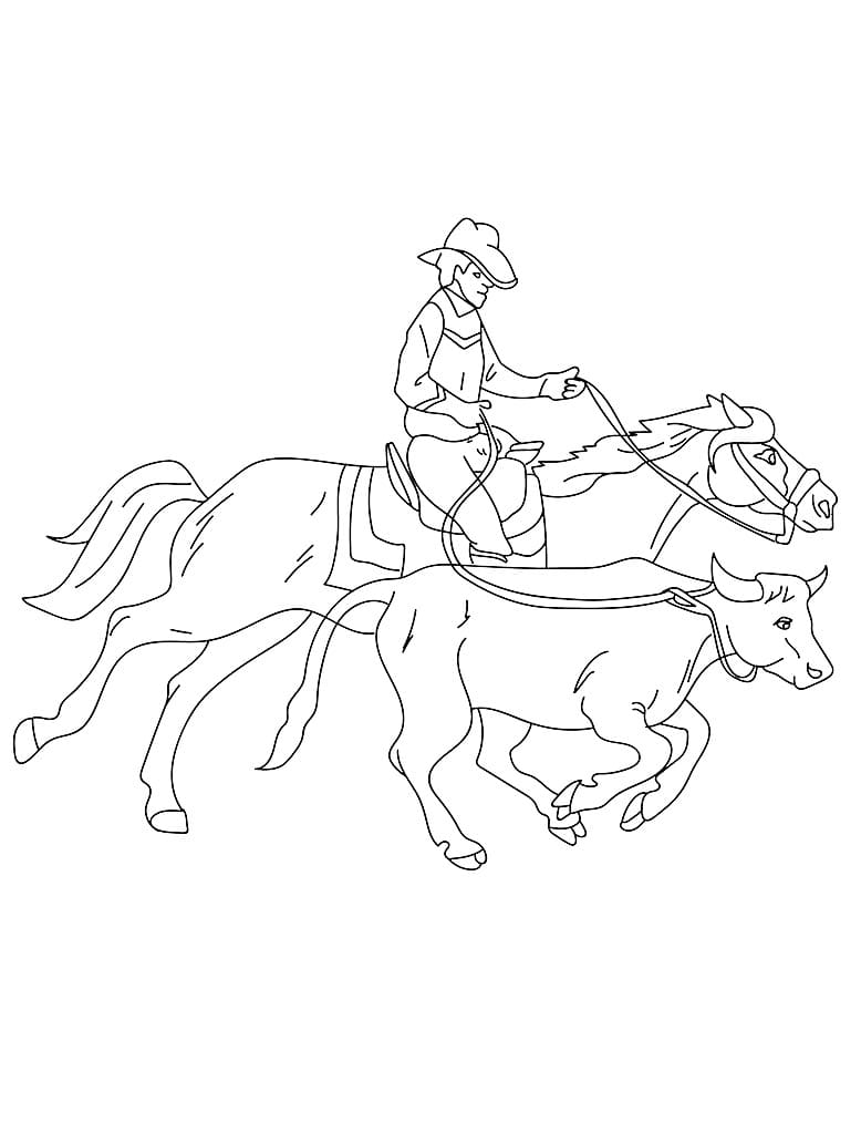 Desenho gratuito Cowboy #213510 da colecao Personagens para imprimir