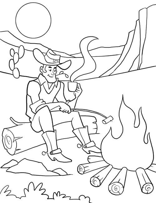 Desenho gratuito Cowboy #213515 da colecao Personagens para imprimir