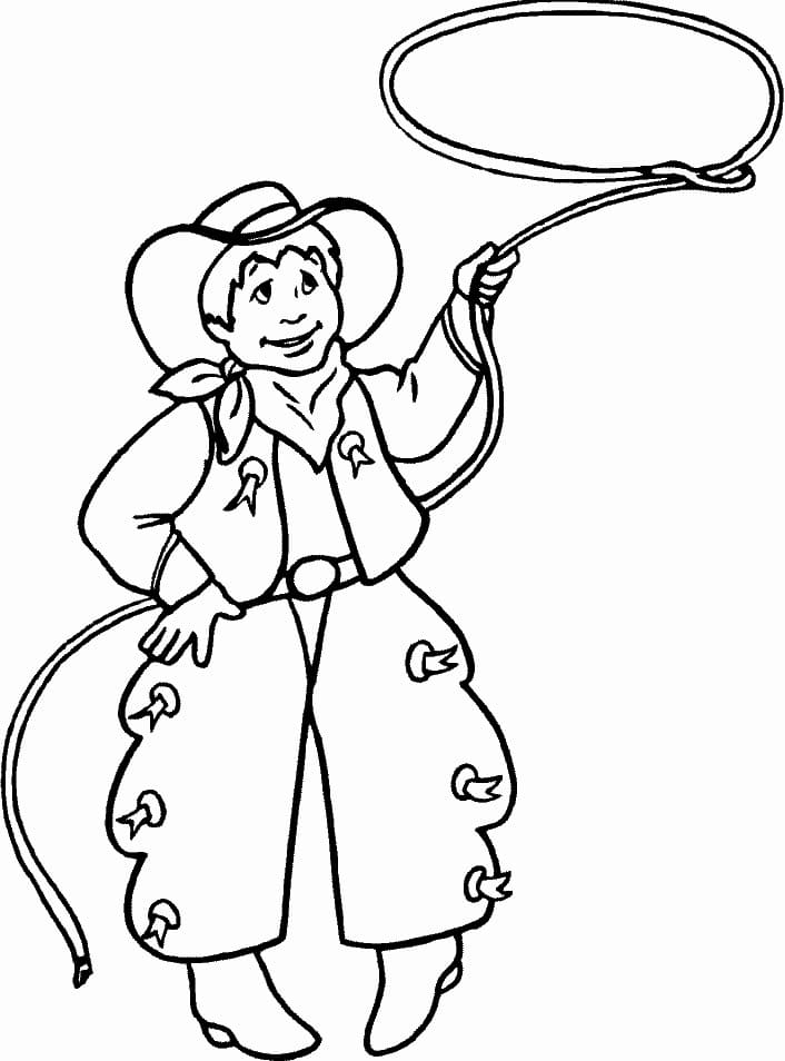 Desenho gratuito Cowboy #213535 da colecao Personagens para imprimir