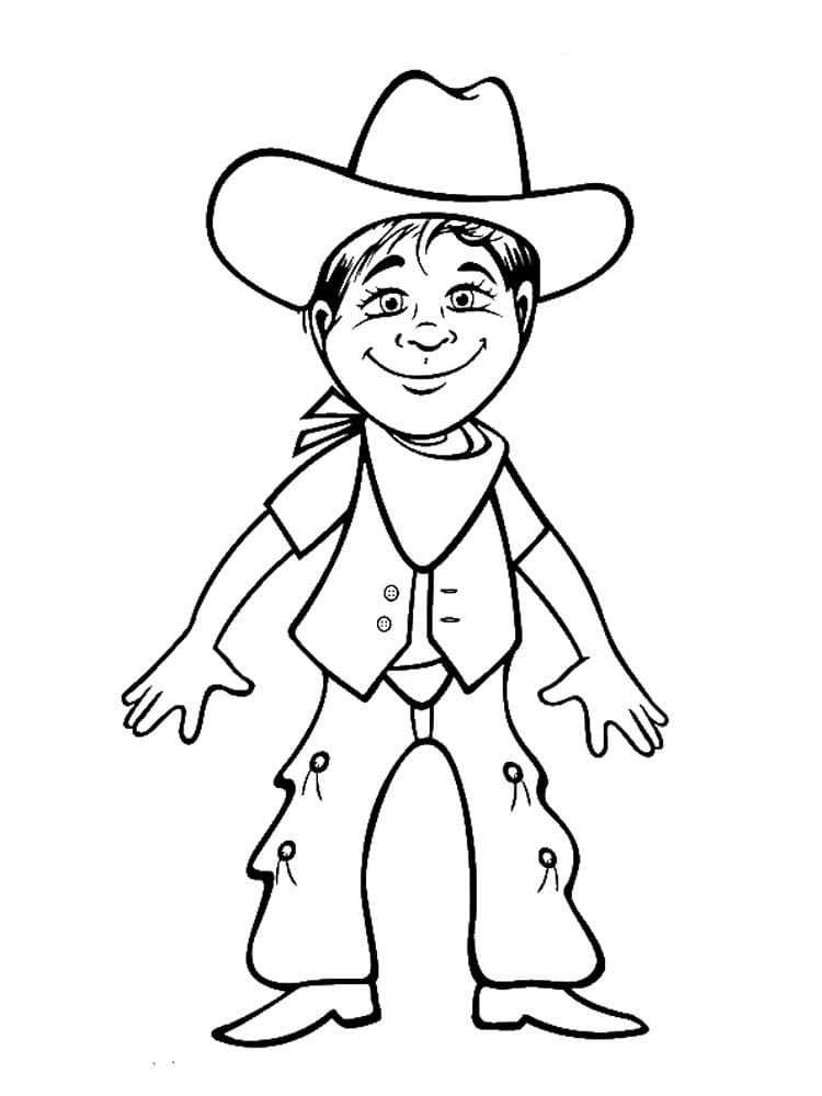 Desenho gratuito Cowboy #213536 da colecao Personagens para imprimir