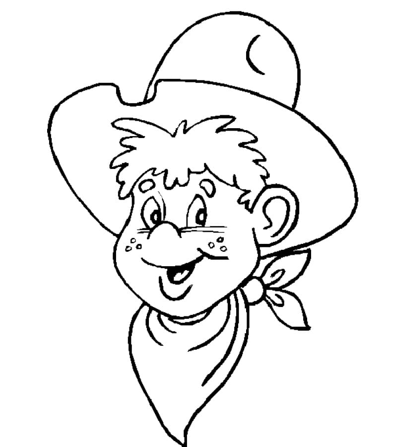 Desenho gratuito Cowboy #213540 da colecao Personagens para imprimir