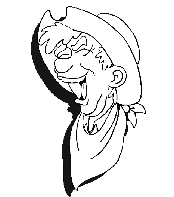 Desenho gratuito Cowboy #91472 da colecao Personagens para imprimir