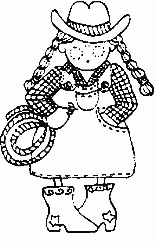 Desenho gratuito Cowboy #91495 da colecao Personagens para imprimir