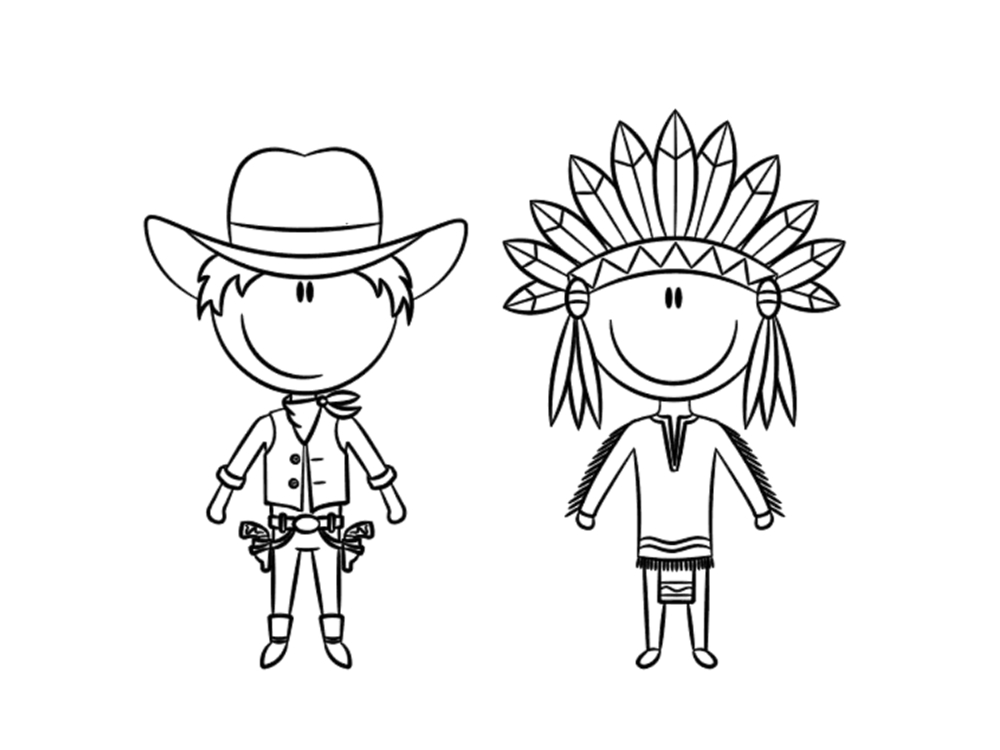 Desenho gratuito Cowboy #91522 da colecao Personagens para imprimir