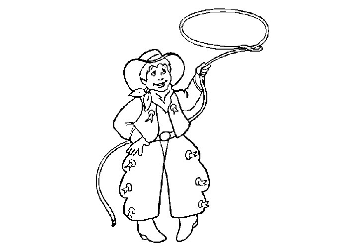 Desenho gratuito Cowboy #91537 da colecao Personagens para imprimir