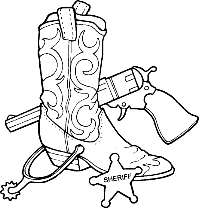 Desenho gratuito Cowboy #91620 da colecao Personagens para imprimir