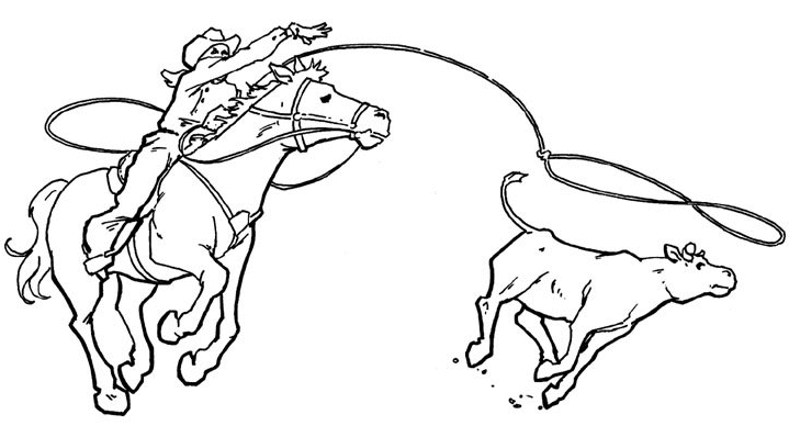 Desenho gratuito Cowboy #91622 da colecao Personagens para imprimir