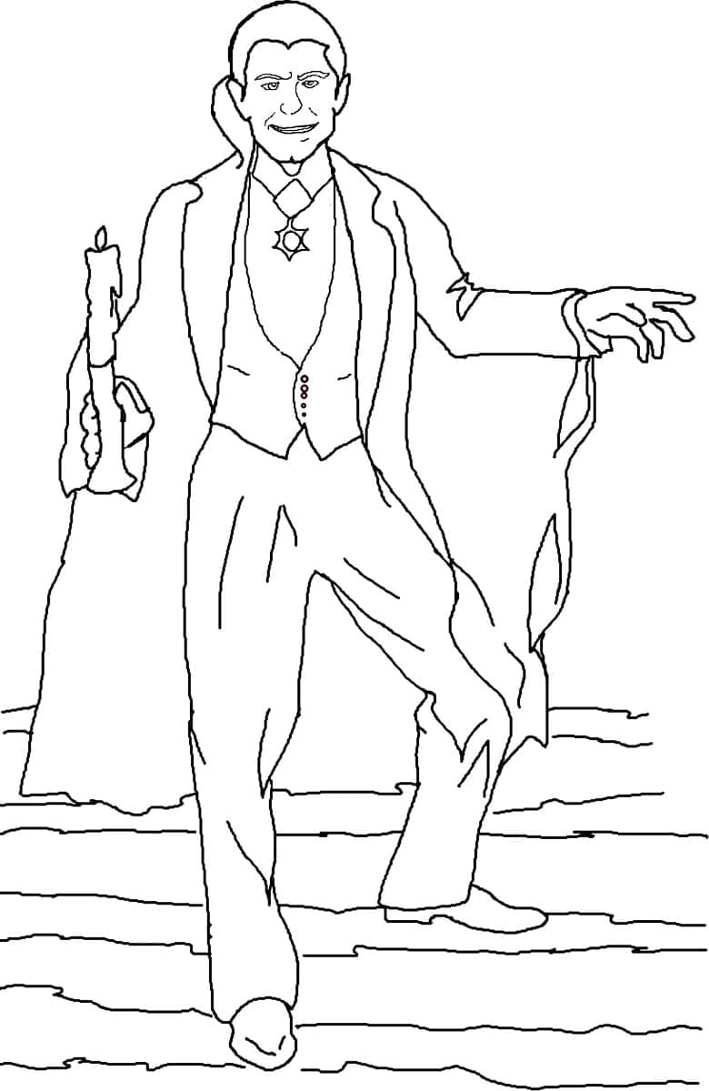 Desenho gratuito Drácula #204070 da colecao Personagens para imprimir