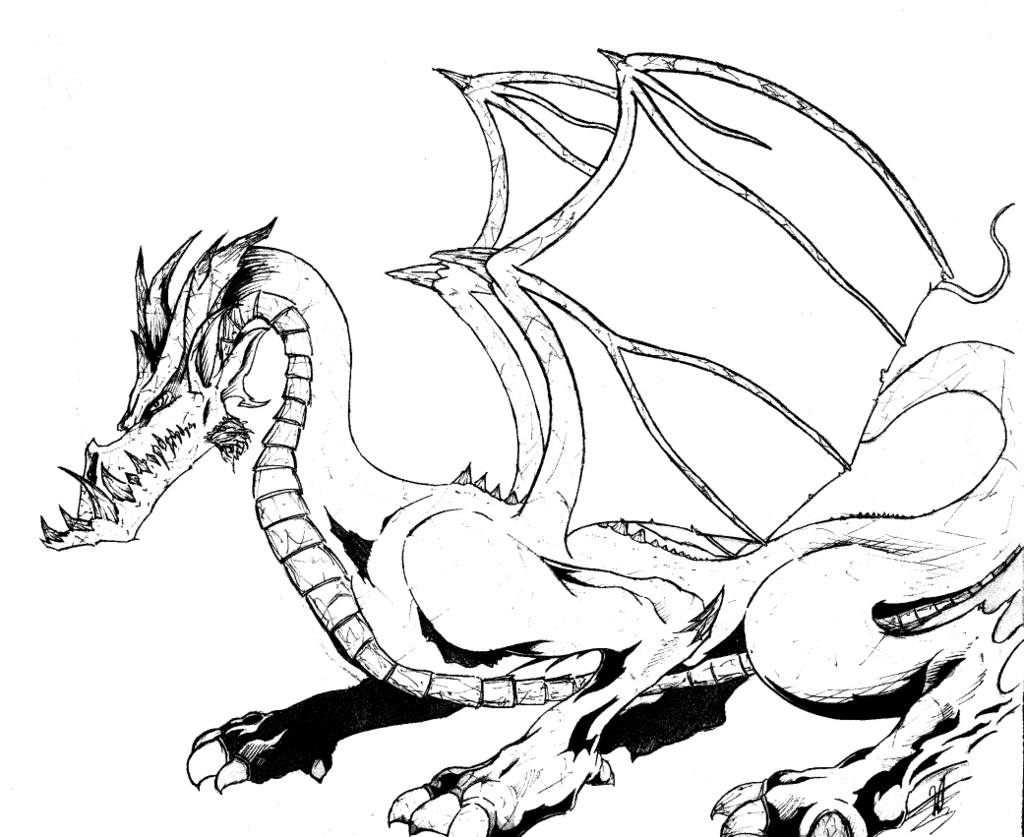 Página para colorir: Dragão (Personagens) #148349 - Páginas para Colorir Imprimíveis Gratuitamente