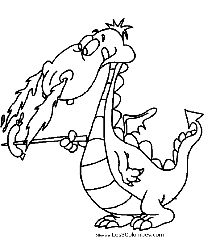 Página para colorir: Dragão (Personagens) #148364 - Páginas para Colorir Imprimíveis Gratuitamente