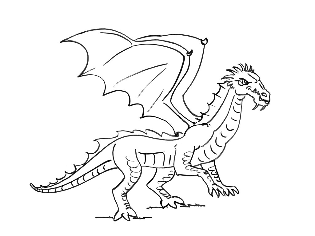 Página para colorir: Dragão (Personagens) #148527 - Páginas para Colorir Imprimíveis Gratuitamente