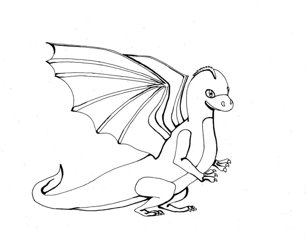 Página para colorir: Dragão (Personagens) #148528 - Páginas para Colorir Imprimíveis Gratuitamente