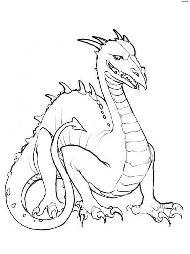 Desenho gratuito Dragão #173281 da colecao Personagens para imprimir